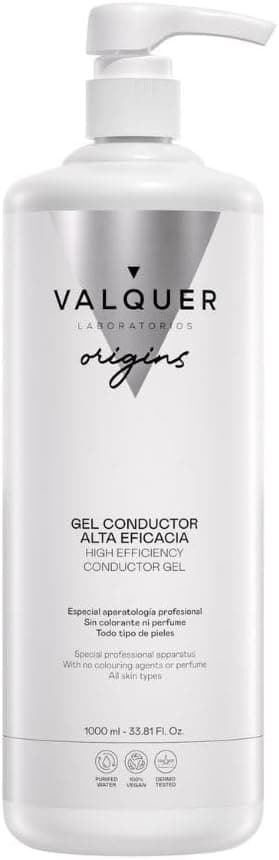 VALQUER Gel Conductor de Ultrasonidos Facial y Corporal | 1 L