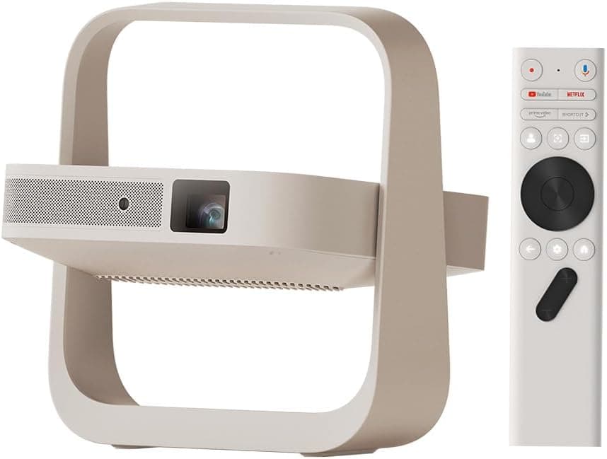 XGIMI Elfin Flip Plus Proyector Portátil, 500 Lúmenes ISO, Rotación de 150°