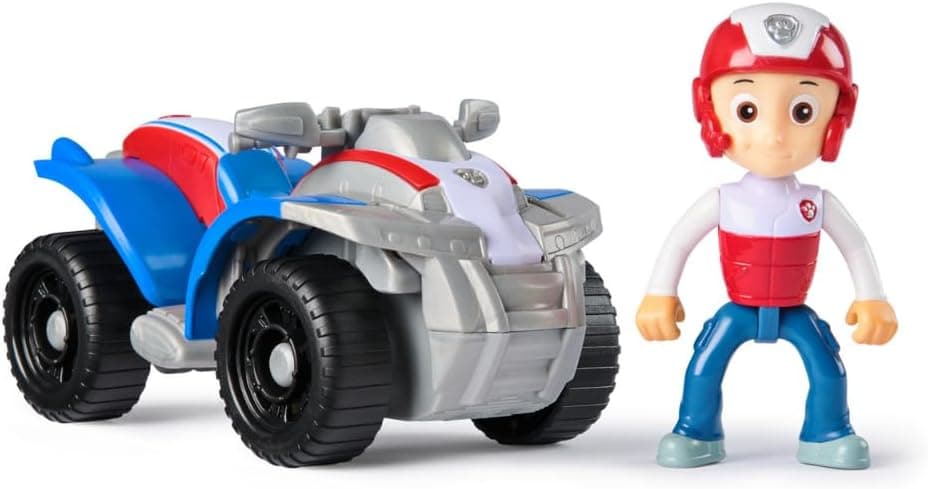 Paw Patrol Patrulla Canina Ryder y Moto Juguete Quad de Rescate +3 años