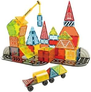 Olvy Bloque Magnético Juego Construcción Imán 3 Años Stem Starter 42 Pcs