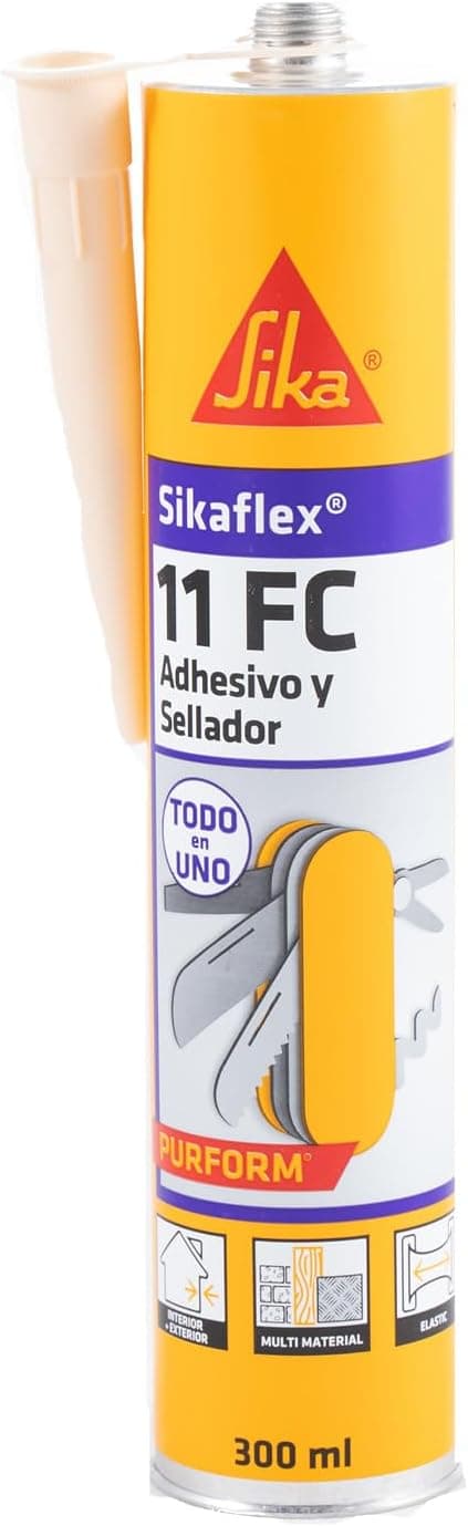 SIKA - Masilla adhesiva multiusos - Sikaflex 11 FC Purform - Beige - 300ml