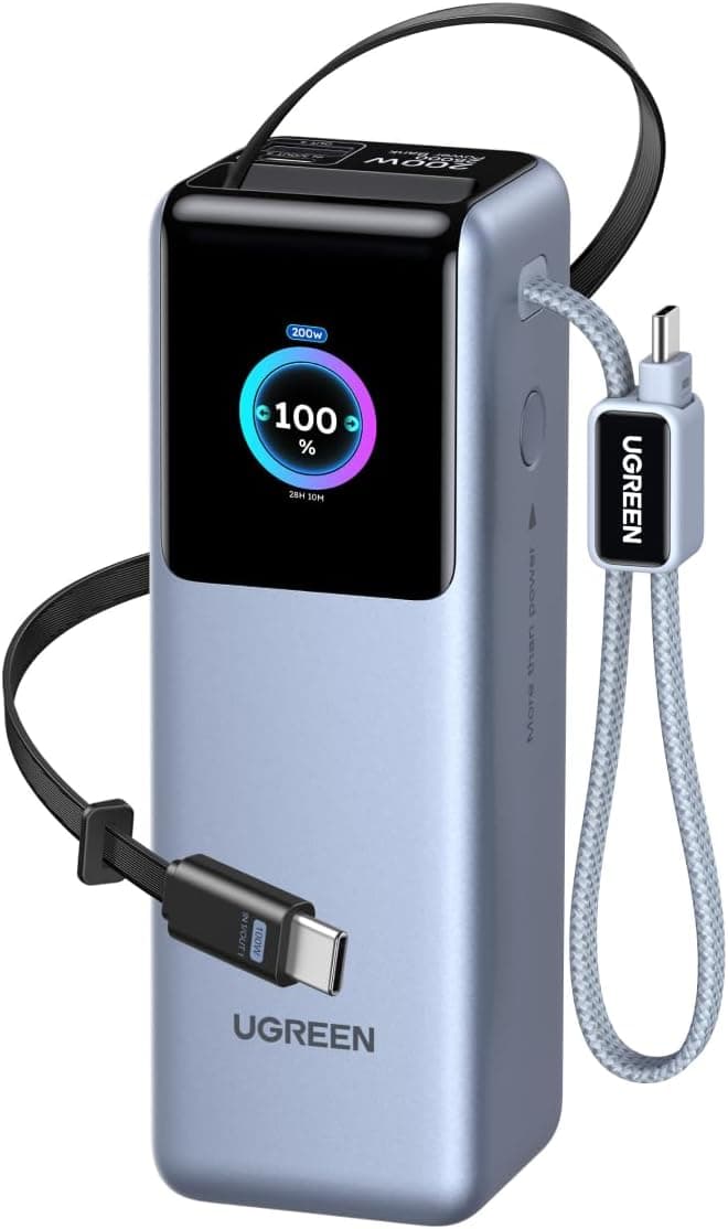 UGREEN Nexode Pro 200W Power Bank 25000mAh Batería Externa USB C PD 100W