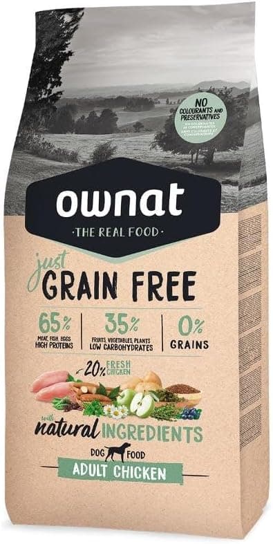 Ownat Dog Just Grain Free Adult Chicken 14000 g