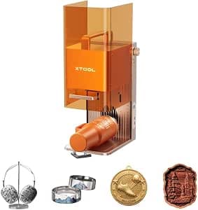 xTool F2 Máquina Grabado Láser Dual 5W IR/15W Diodo, Uso Profesional Comercial, Cámara 50MP, 6000mm/s, Grabado 3D, Marcado Color Metal, Lista Producción In Situ Pequeños Lotes