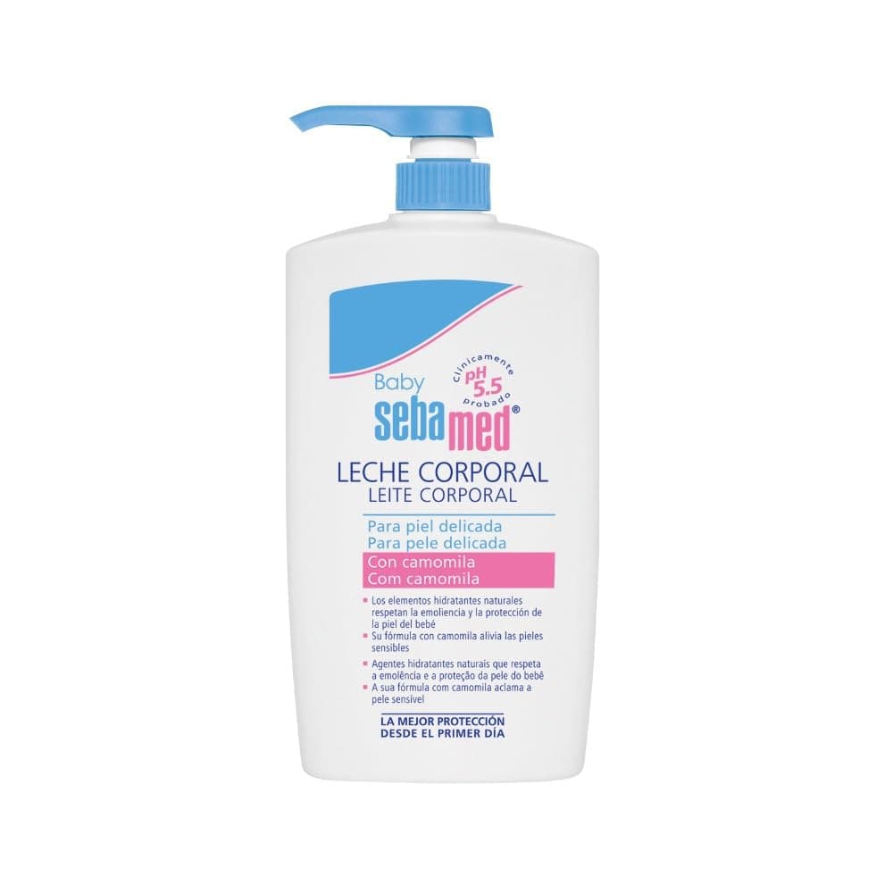 Sebamed Baby Leche Corporal Hidratante, para la Piel Sensible y Delicada del Bebé, Uso Diario