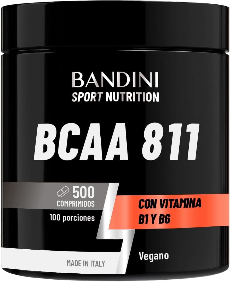 Bandini® BCAA 8.1.1 500 comprimidos | Aminoácidos de Cadena Ramificada |