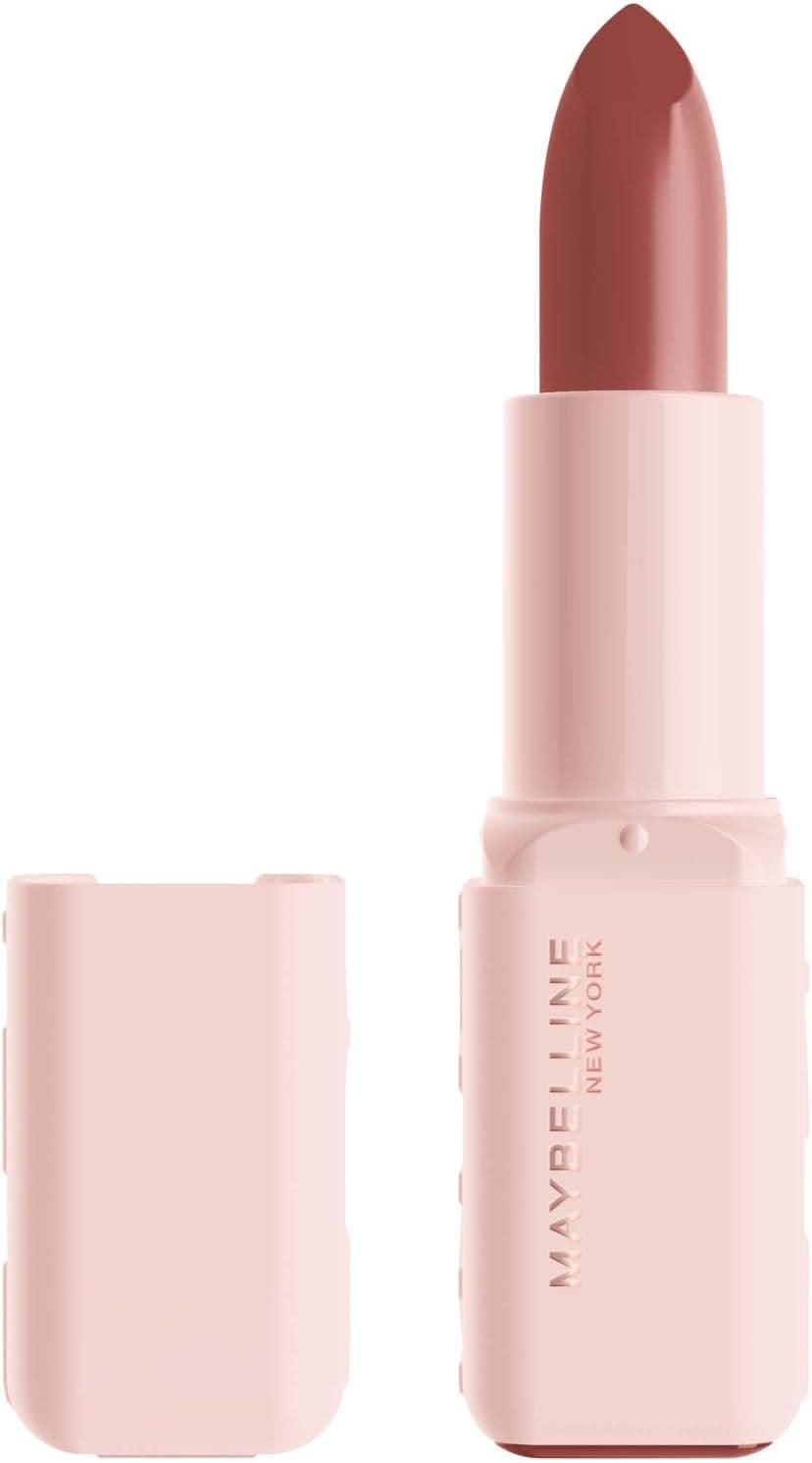 Maybelline New York Labial Sérum, Color Intenso, Labios Hidratados y con Volumen, Enriquecido con Ácido Hialurónico, Hasta 8H *de Hidratación, Maybe It's Serum Lipstick, Tono: 102, Out Til 4