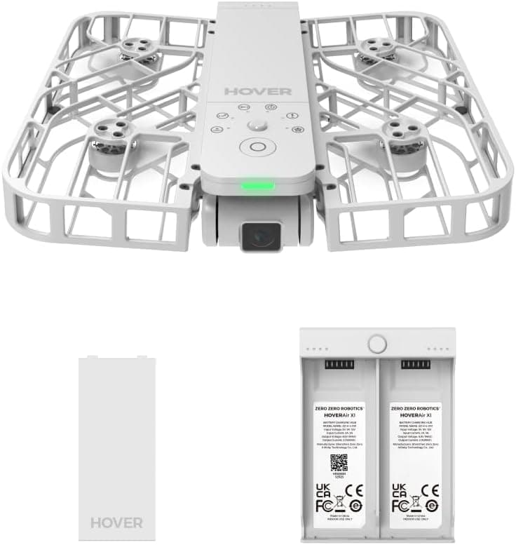 HOVERAir X1 Dron con Cámara, Drone de Bolsillo con Video HDR, Combo
