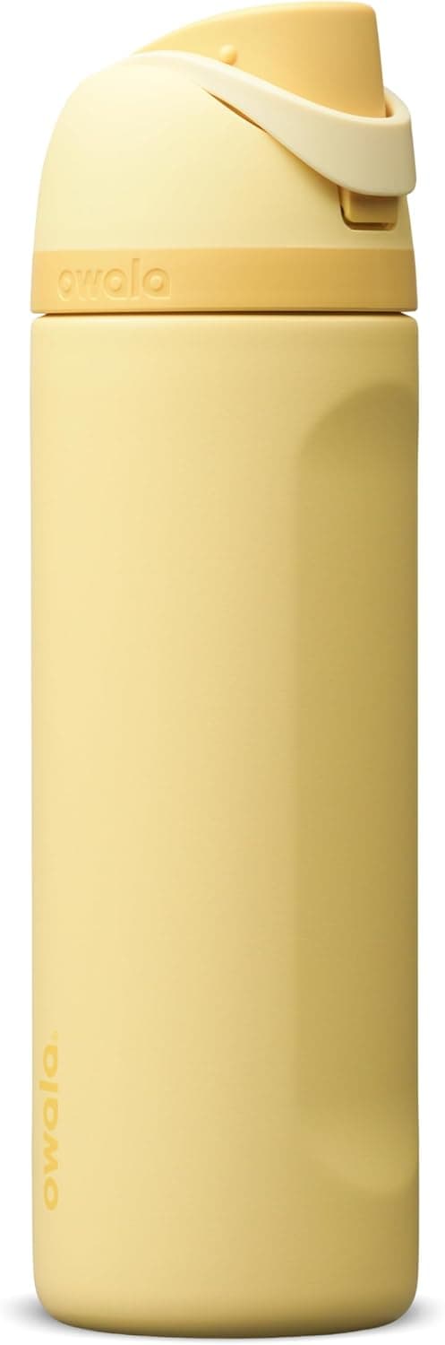 Owala FreeSip - Stainless Steel - 24-oz. - Yellow (Butter Half) (A7)