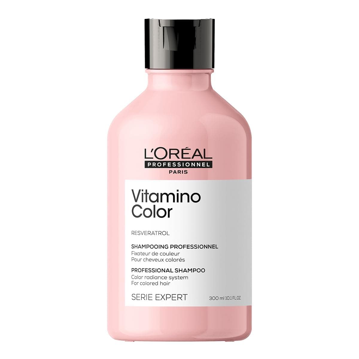L’Oréal Professionnel | Champú Protector de color con Resveratrol, Para pelo teñido, Vitamino Color, SERIE EXPERT, 300ml