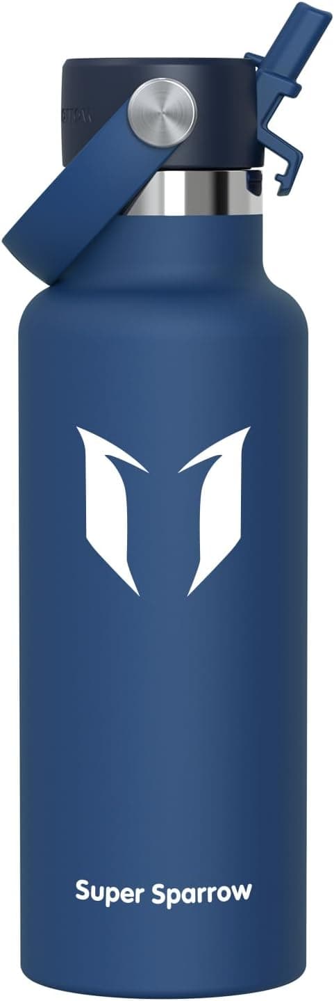 Sparrow Botella Agua Acero Inoxidable 500ml/750ml/1L/1.2L Botella Termica