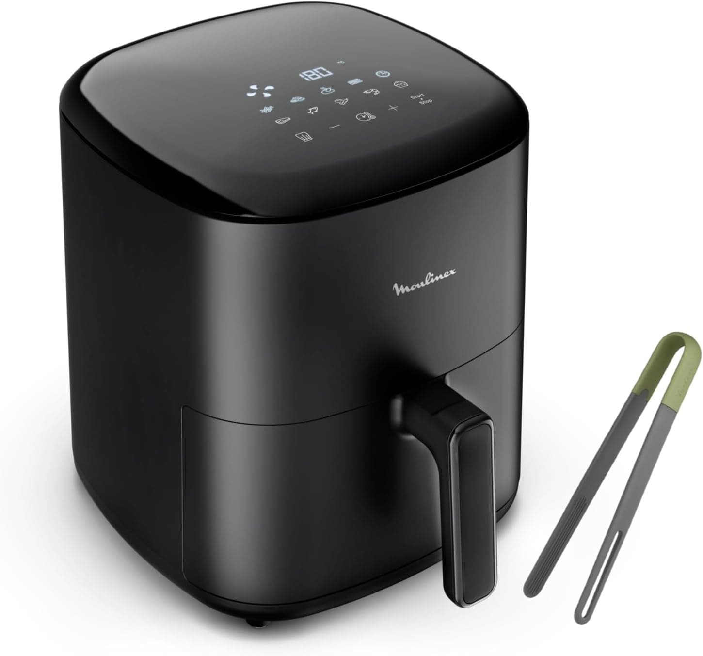 Moulinex Easy Fry Max 5L, Freidora de aire, Incluye Pinzas