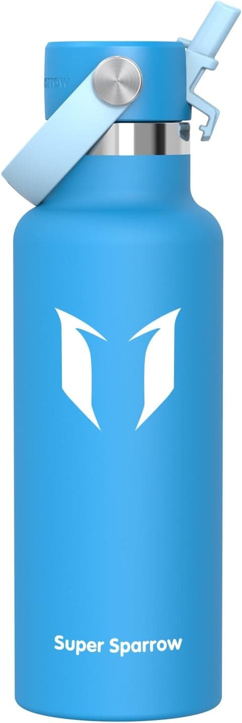 Sparrow Botella Agua Acero Inoxidable 500ml/750ml/1L/1.2L Botella Termica