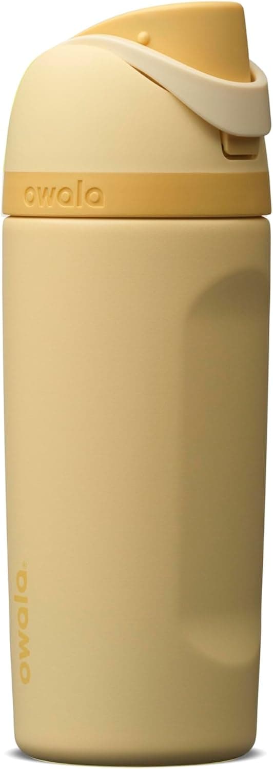 Owala FreeSip - Stainless Steel - 16-oz. - Yellow (Butter Half) (A7)