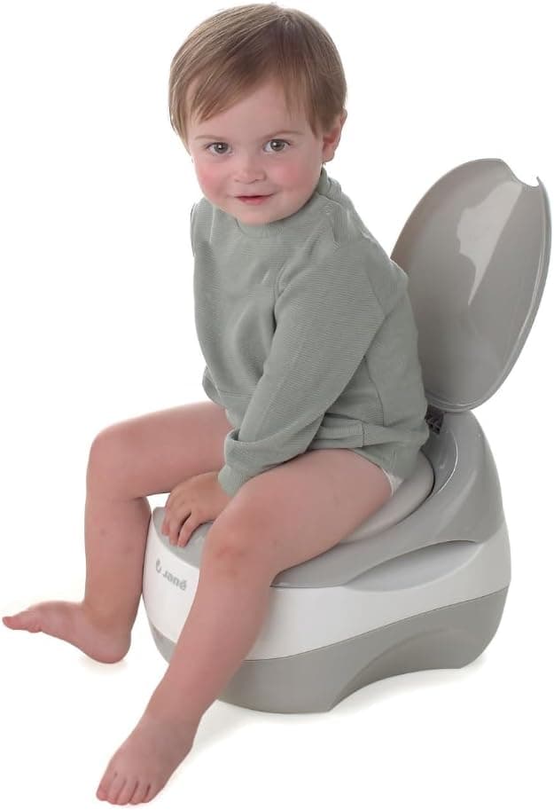 Jané Orinal Bebé 3 en 1, Orinal + Reductor WC + Alzador Niño, Antideslizante, Asiento Acolchado, desde 18 Meses hasta 50 kg