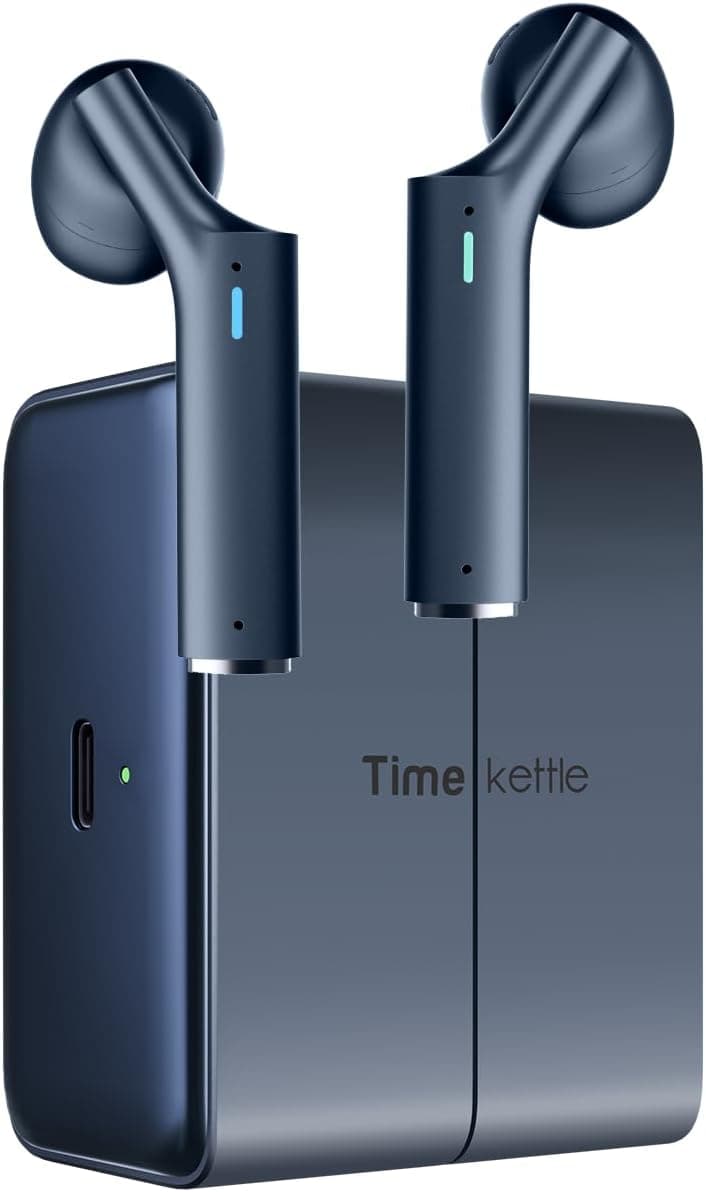 Timekettle W4 Al Auriculares Intérpretes, Traducción Simultánea Bidireccional, Dispositivo Traductor Que Soporta 40 Idiomas, Auriculares traductor en Tiempo Real para Vídeos y Llamadas Telefónicas