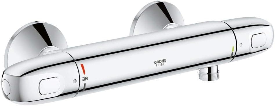 Grohe Grohtherm 800 - Termostato de ducha, tecnología termostática para un control de temperatura preciso, Version Española, 38.8 x 12.8 x 8.8 cm (Ref. 34558000)