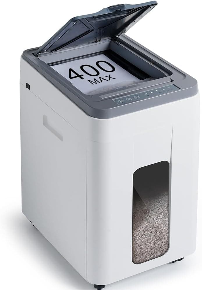 Destructora Papel Automática Profesional 400 Hojas