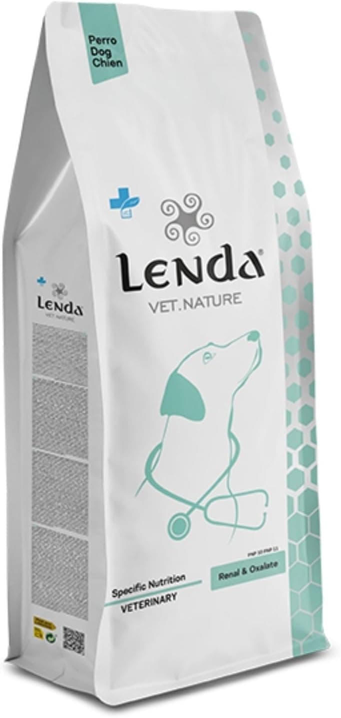 Lenda Vet Nature Renal & Oxalate 2Kg - Pienso Veterinario para Perros Adultos y Jóvenes de Todas Las Razas con Problemas Renales - Pienso Natural con Condroprotectores