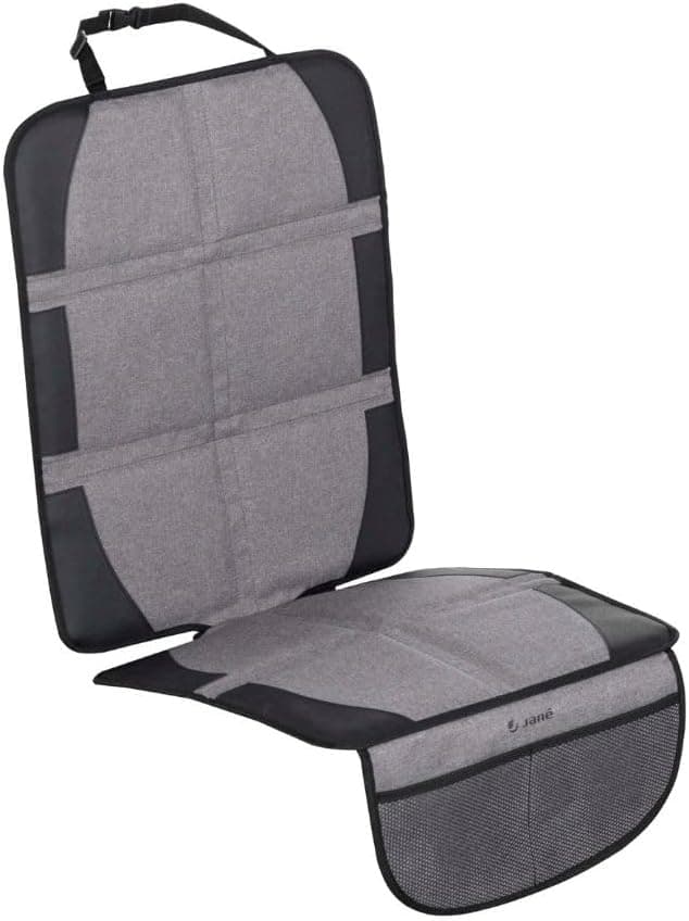 Jané Protector Asiento Coche Bebé Isofix, Universal, Impermeable, Antideslizante, Acolchado con Organizador, Protección Tapicería