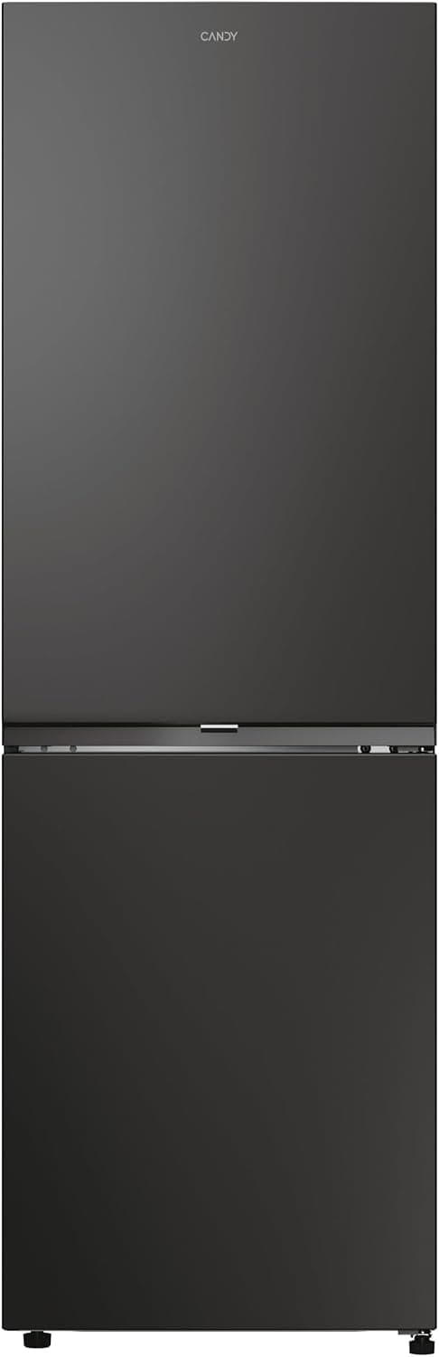 CANDY Fresco 300 CNCQ2T618EB, Frigorífico Combi, 355L, Total No Frost Circle+, 4 Estantes, 4 Balconeras, Cajón Verdulero, AnxAl 60x185cm, Control Digital Interno, Iluminación LED, 38DB, Negro