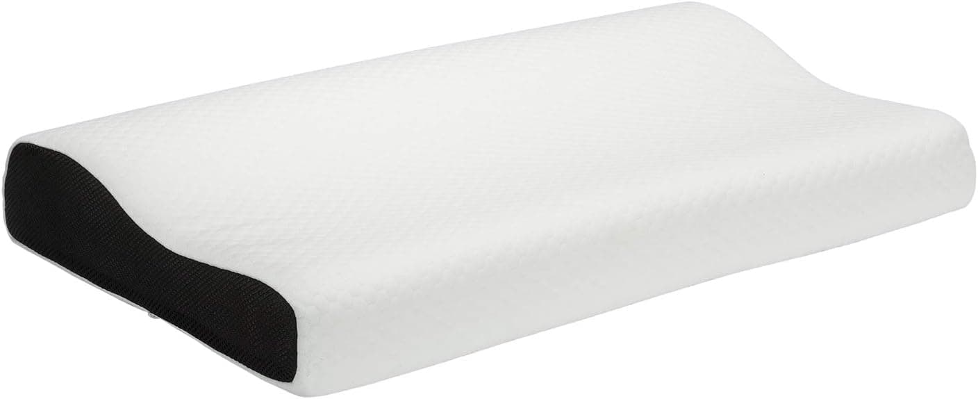 PIKOLIN Home Almohada Viscoelástica Aloe Vera | 70x40 cm | Transpirable | Doble Funda | Firmeza Media | Ergonómica | para Dormir Boca Arriba o de Lado | KUROBA
