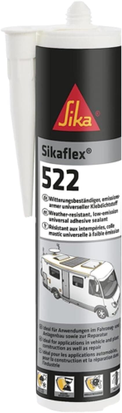 SIKA - Adhesivo sellador caravanas - Sikaflex 522 - Blanco - 300ml