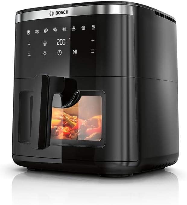 Bosch, Freidora de aire Serie 6, 7.2L, Ventana, Negro, MAF671B0