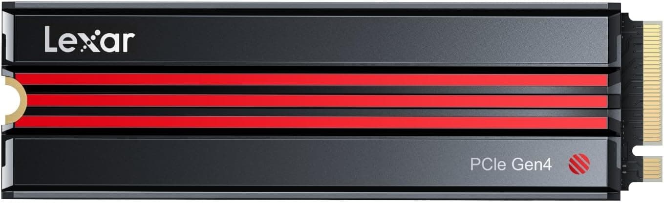 Lexar EQ790 SSD 4TB con Disipador de Calor, M.2 2280 PCIe Gen4 NVMe SSD