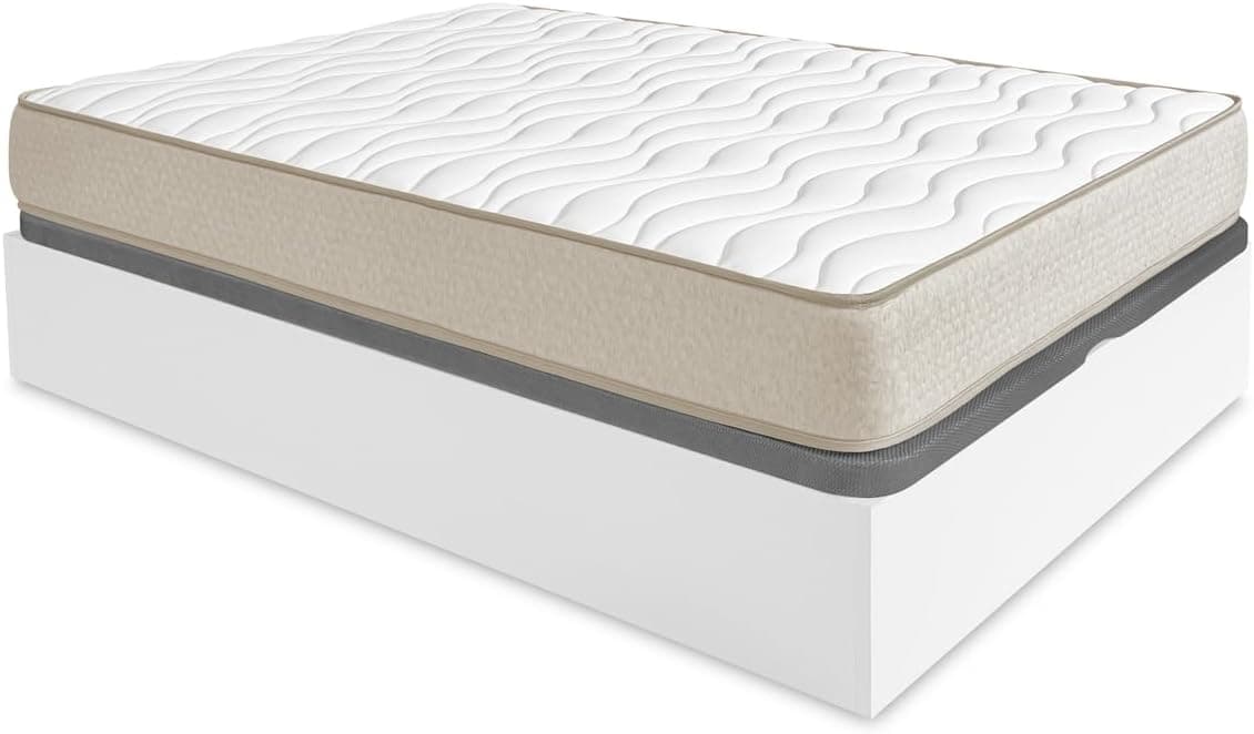 DEKIT - Pack Ahorro Dormitorio Canapé Nest con 1 Colchón viscoelástico Nova 135 x 190 cm, Altura 20 cm