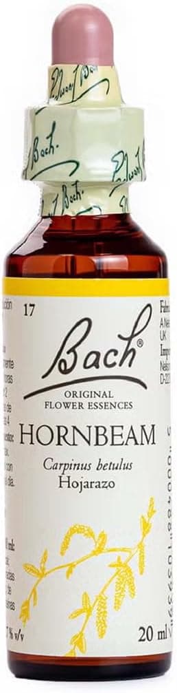 Bach - Flor de Bach Hornbeam, Complemento Alimenticio, 20 ml