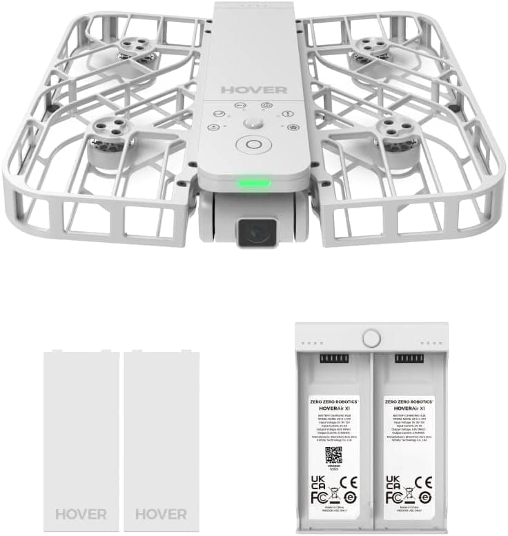 HOVERAir X1 Dron con Cámara, Drone de Bolsillo con Video HDR, Combo Plus
