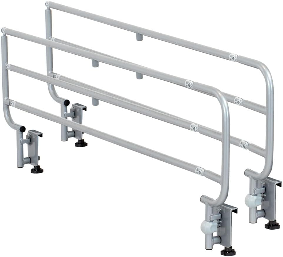 Geriafy Barandillas abatibles para cama articulada (juego de 2 barandillas)