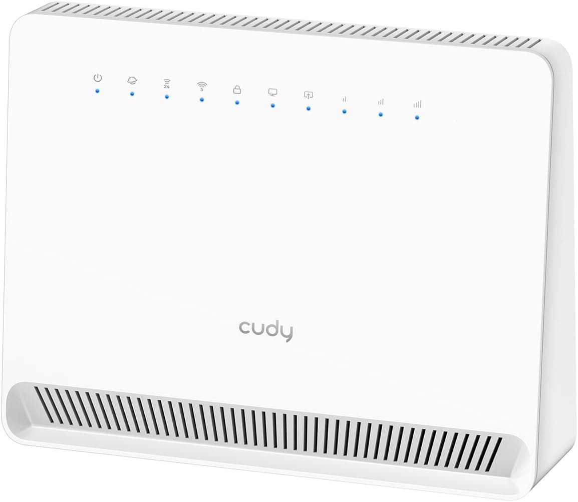 Cudy 4G Cat 4 AC1200 Wi-Fi 5 Router, 4 Fast Ethernet Ports, LT500E