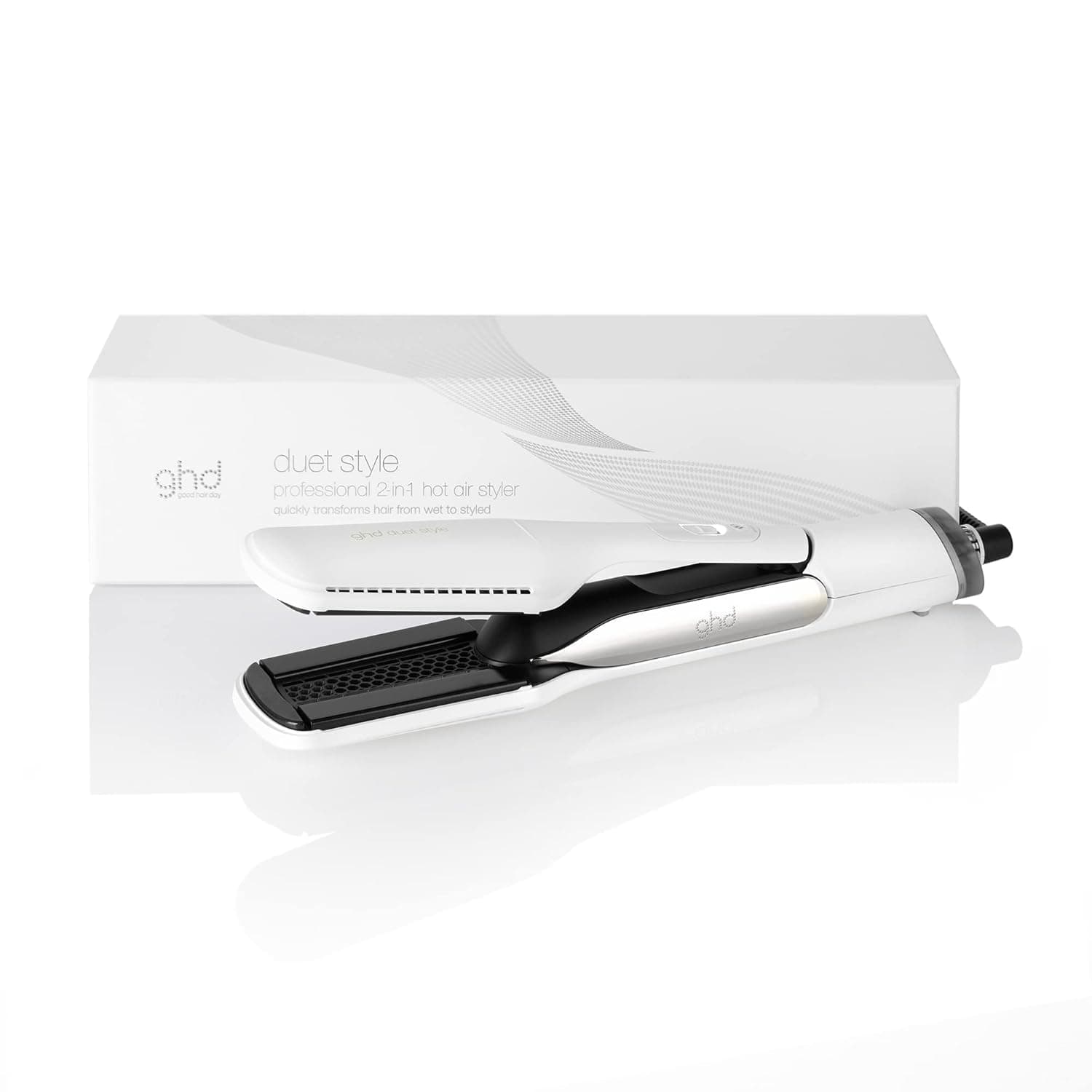 ghd Duet Style - Plancha y Secador 2 en 1, De Mojado a Peinado Sin Daño