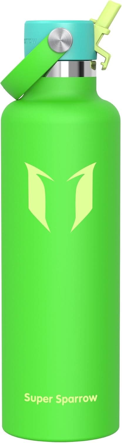 Sparrow Botella Agua Acero Inoxidable 500ml/750ml/1L/1.2L Botella Termica