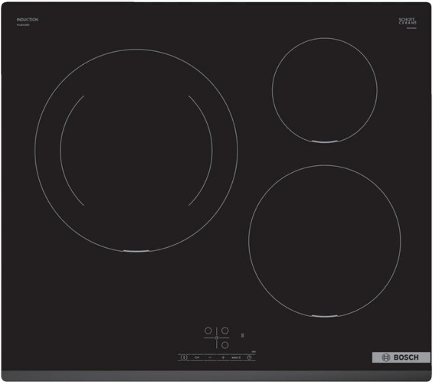 Bosch, Placa de inducción, 60 cm, Función Sprint, negro, PUJ631BB5E