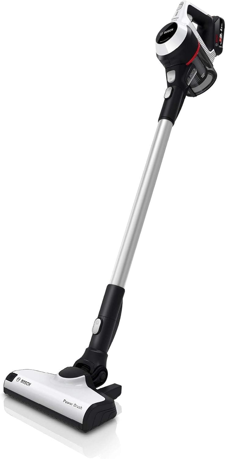 Bosch - ‎Aspiradora sin cable y de mano Unlimited 6, con accesorios, blanco, BCS611AM