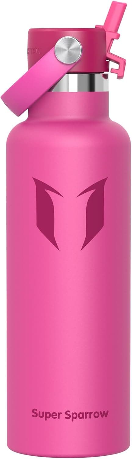 Sparrow Botella Agua Acero Inoxidable 500ml/750ml/1L/1.2L Botella Termica