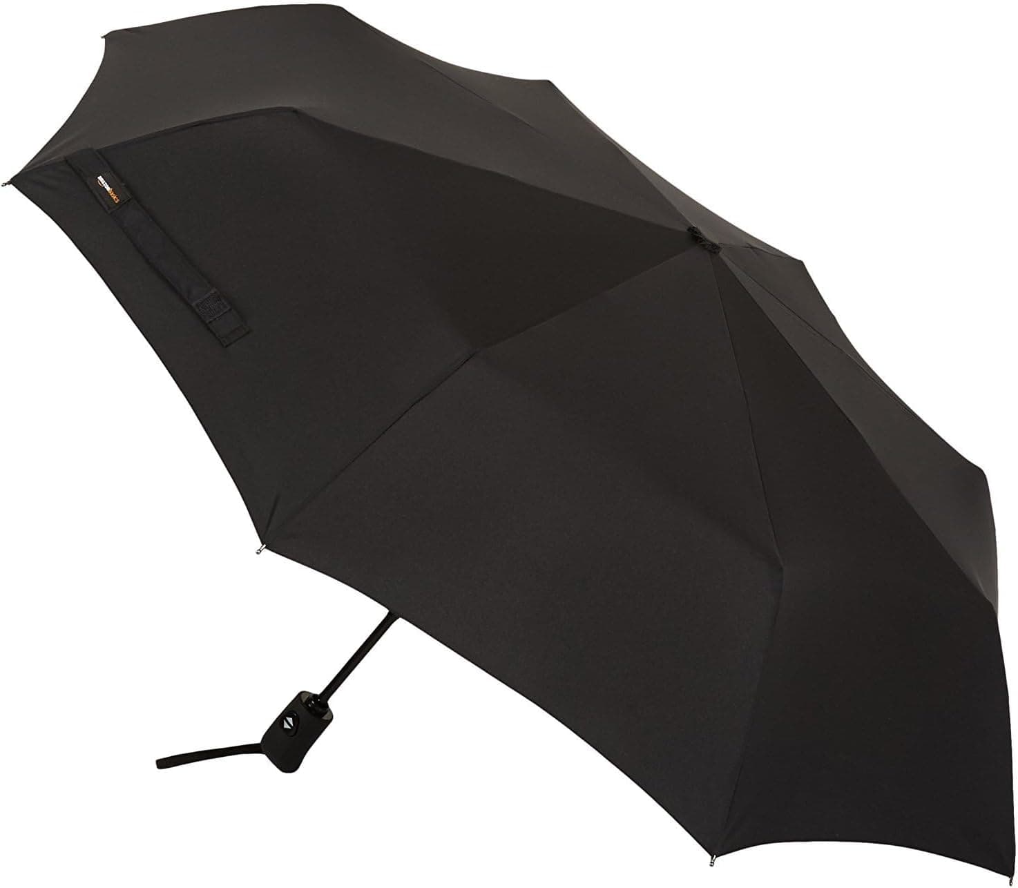 Amazon Basics Octogonal Paraguas de viaje automático (diámetro 98 cm), color negro