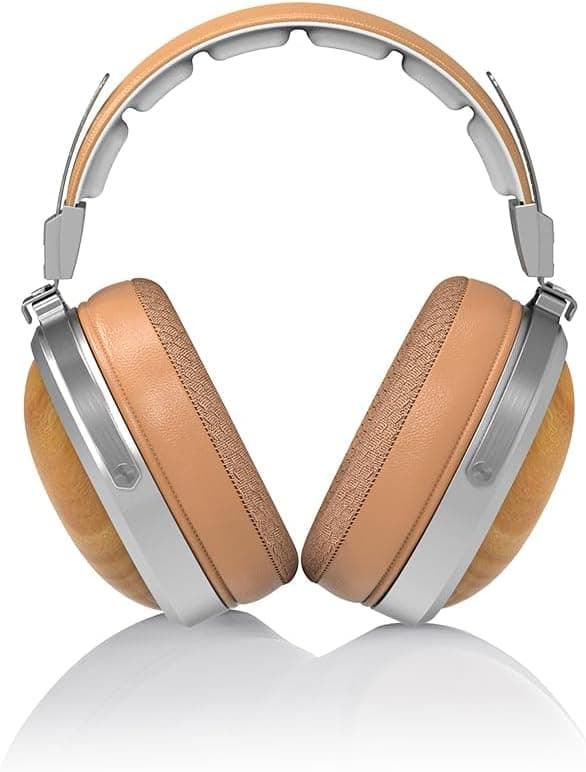 FiiO FT1 Auriculares de alta fidelidad con cable compuesto de fibra de madera nanowood, cable desmontable, almohadillas de nogal negro