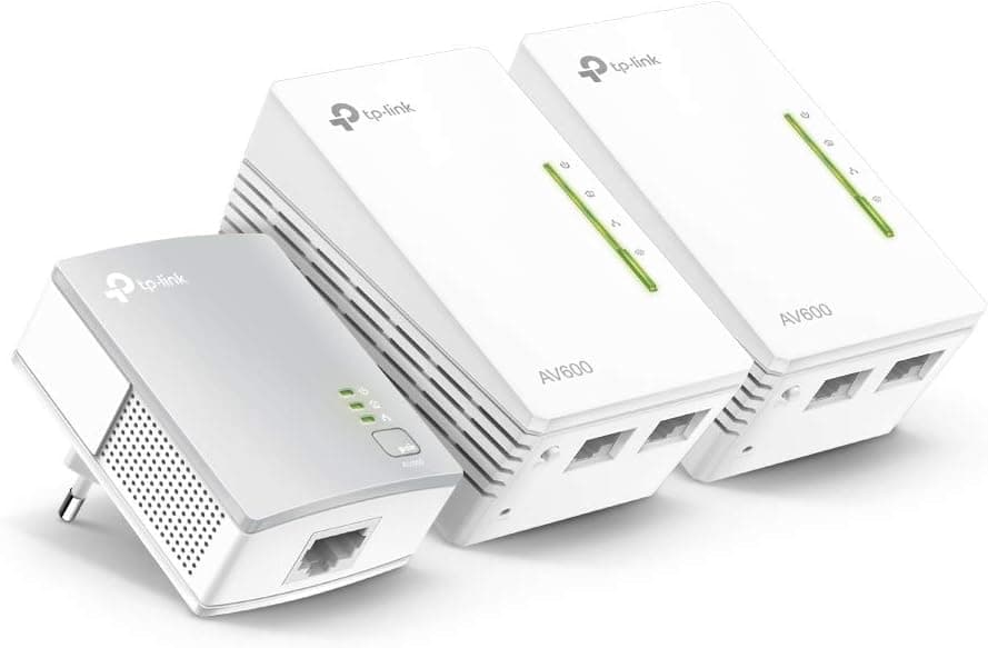 TP-Link TL-WPA4220 TKIT - Adaptador Powerline AV600, Kit PLC WiFi 300Mbps