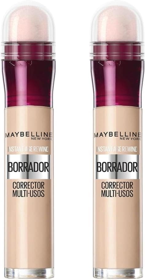 Maybelline New York Instant Anti-Age Corrector de Ojeras, 2x 01Light