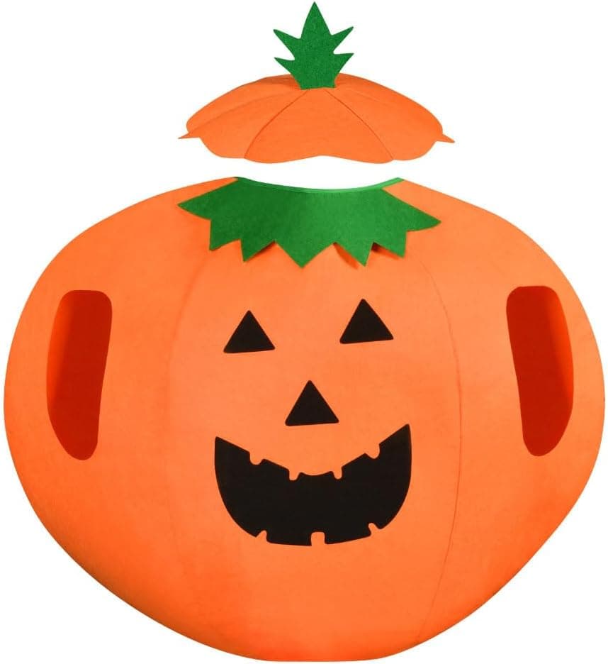 Disfraz de Calabaza para Halloween Con Sombrero - Traje para Fiesta, Carnaval y Cosplay