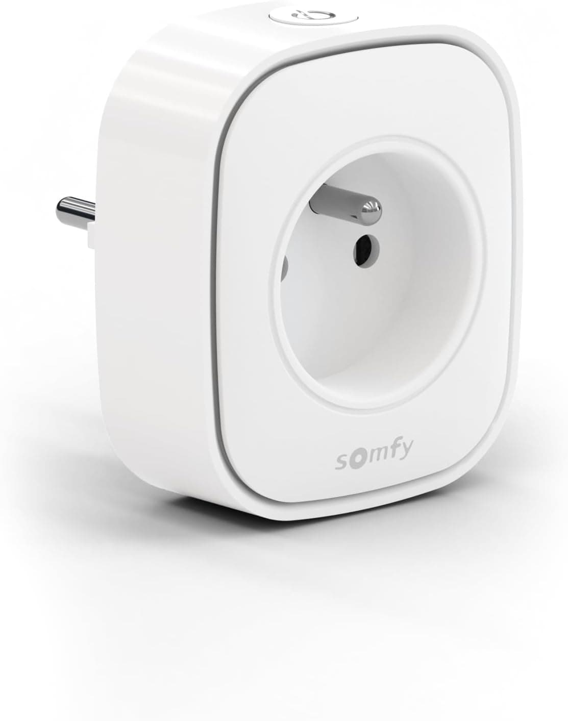 Somfy 1871215 - Enchufe conectado Zigbee | Sensor de consumo de energía | Mejora el alcance de radio | Enrutador para dispositivos Zigbee | Compatible con TaHoma switch | Uso en interiores