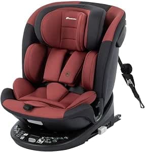 Bebeconfort RevolveFix 360 i-Size, Silla Coche 360°, 40–150 cm, Dual Red