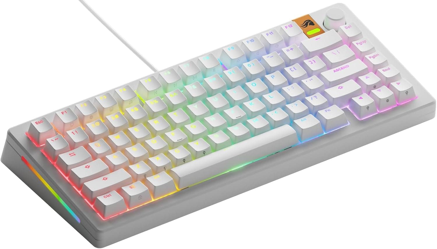 GLORIOUS GMMK 3 HE Teclado Inalámbrico 75% QWERTY US (Blanco)