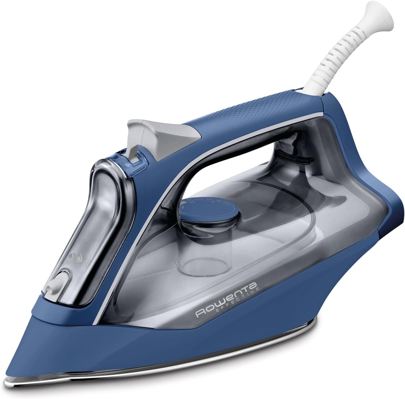 Rowenta Effective+, Plancha de vapor, Golpe de vapor de 120 g/min, Azul
