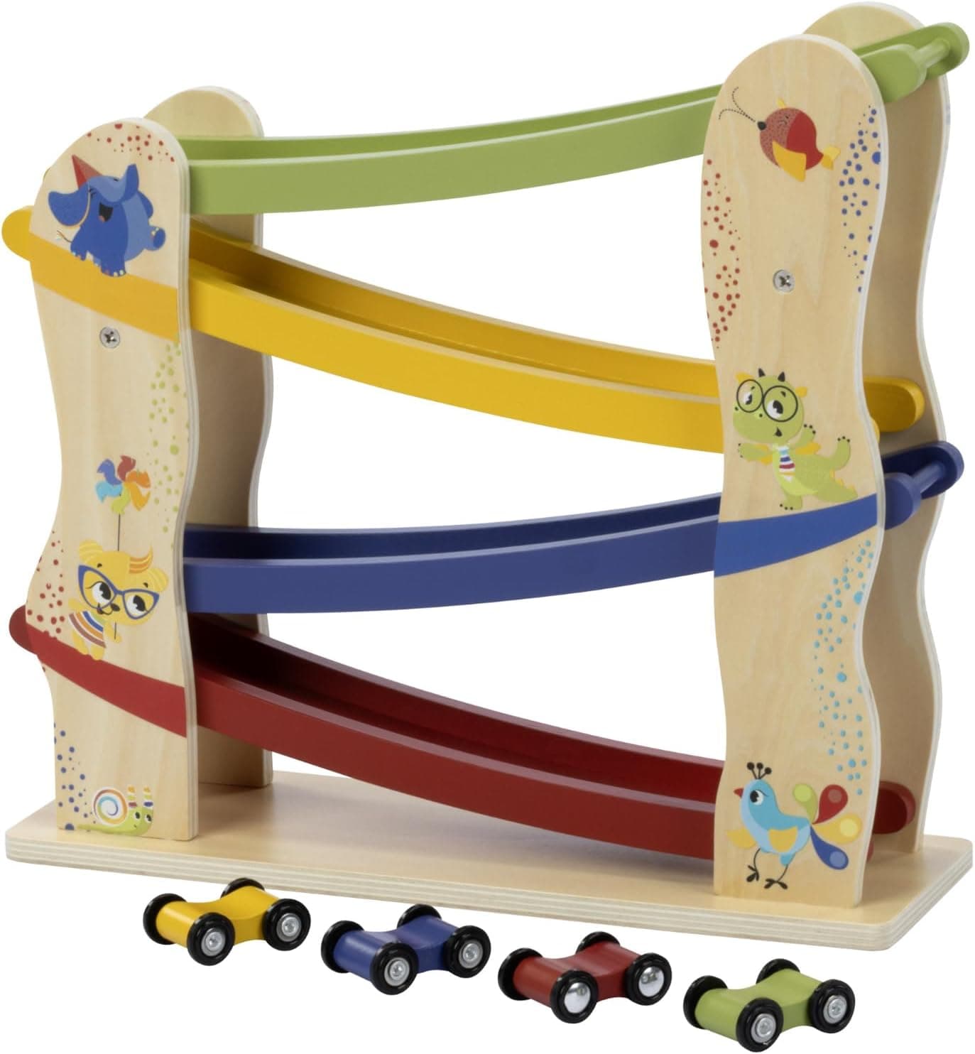 Tiny Love Rampa de Coches de Madera, Circuito de Coches, Born To Party