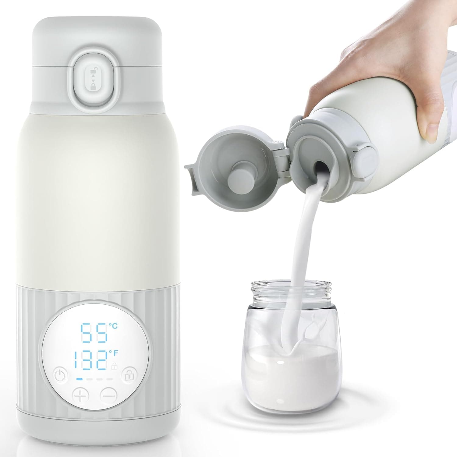 Calentador de biberones portátil para bebé batería de 380 ml
